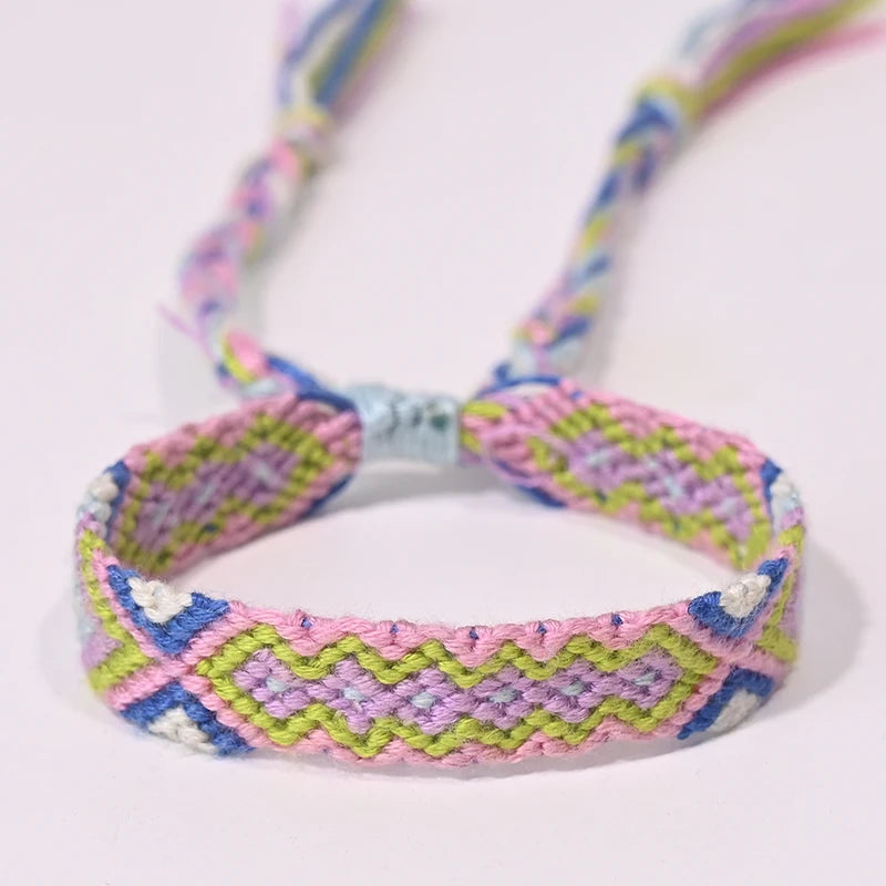 Bracelet d'amitié bohème tressé en corde pour femmes, style plage d'été, bijoux ethniques Nibir