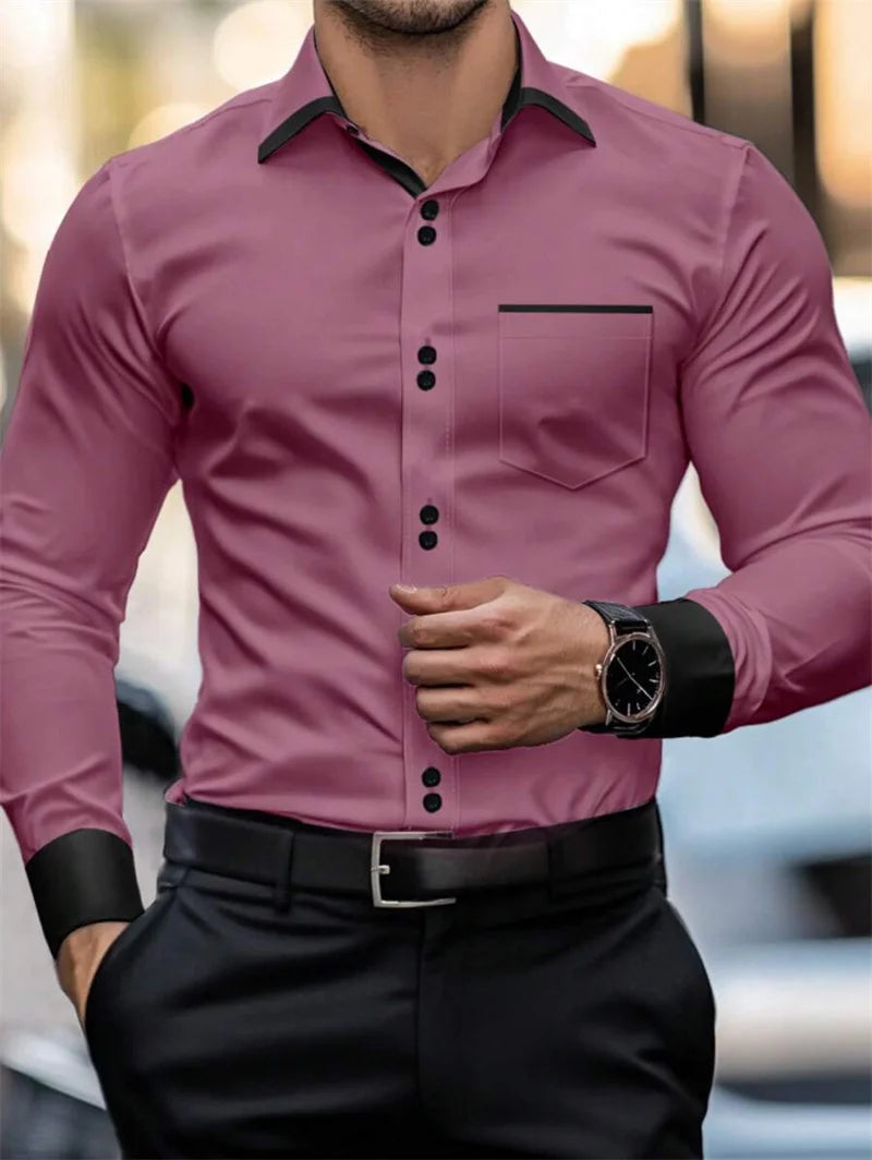 Chemise à manches longues pour hommes, imprimée en 3D, grande taille, haut confortable pour hommes avec col, chemise hawaïenne pour hommes nouveau style 2025