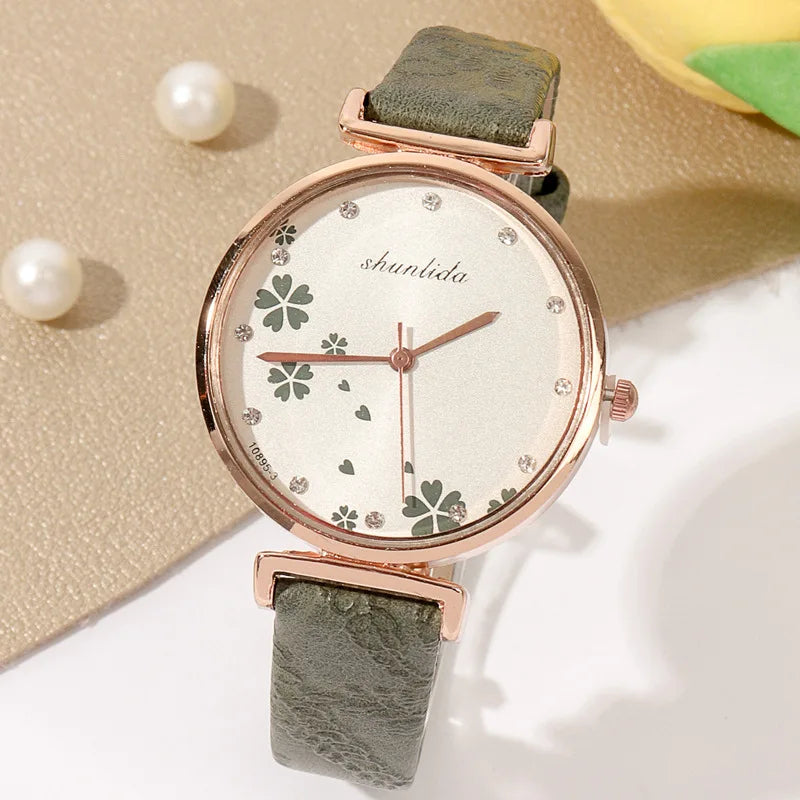 Ladies Watch, Classic Vintage Belt, Niche Student Quartz Watch