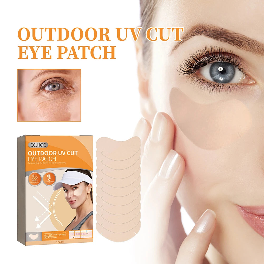 Patch oculaire anti-UV pour l'extérieur, écran solaire pour le nez, masque écran solaire apaisant, protection solaire pour le visage, anti-soleil pour les soins de la peau