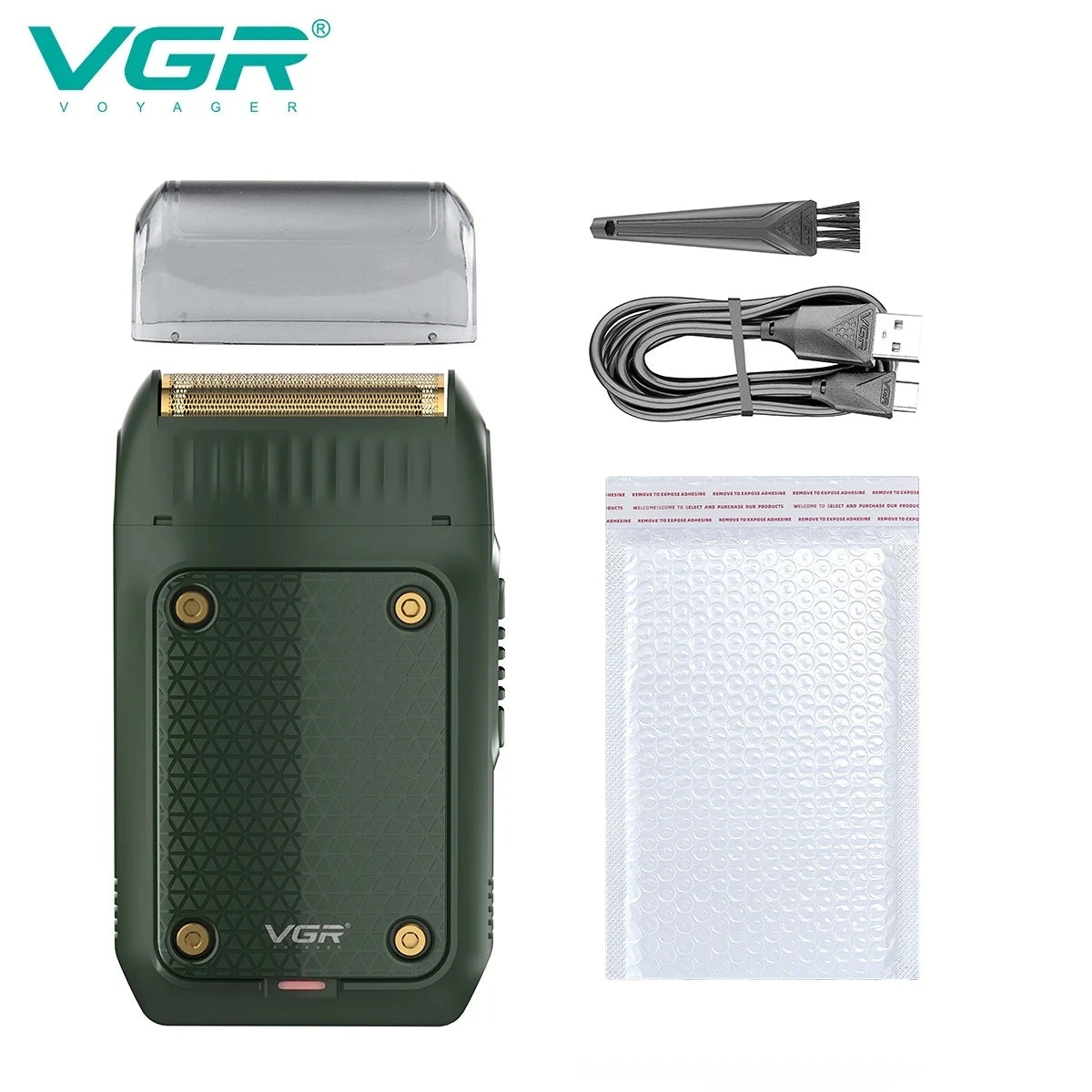 Rasoir Original VGR Rasoir professionnel Rasoir électrique Rasoir portable Tondeuse à barbe Rasoir rechargeable Mini rasoir Homme V-353