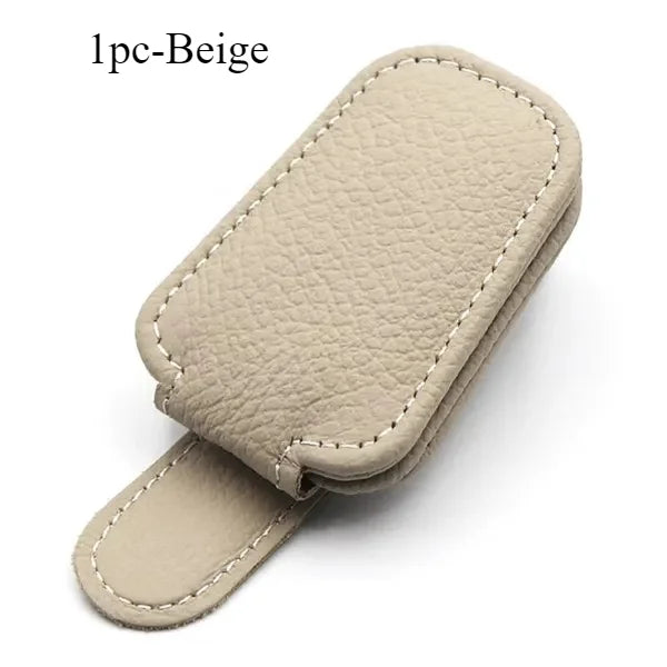 Étui à lunettes de pare-soleil de voiture Support de clip de lunettes de soleil Clip de carte de ticket Clip portable multifonction Accessoires intérieurs de voiture