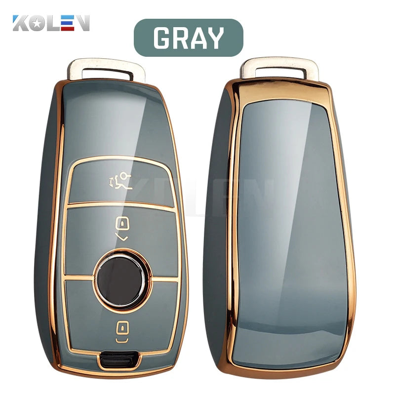 Étui de protection pour clé de voiture à distance en TPU Mode pour Mercedes Benz Classe A C E S G GLC CLE CLA GLB GLS W177 W205 W213 W222 X167 AMG