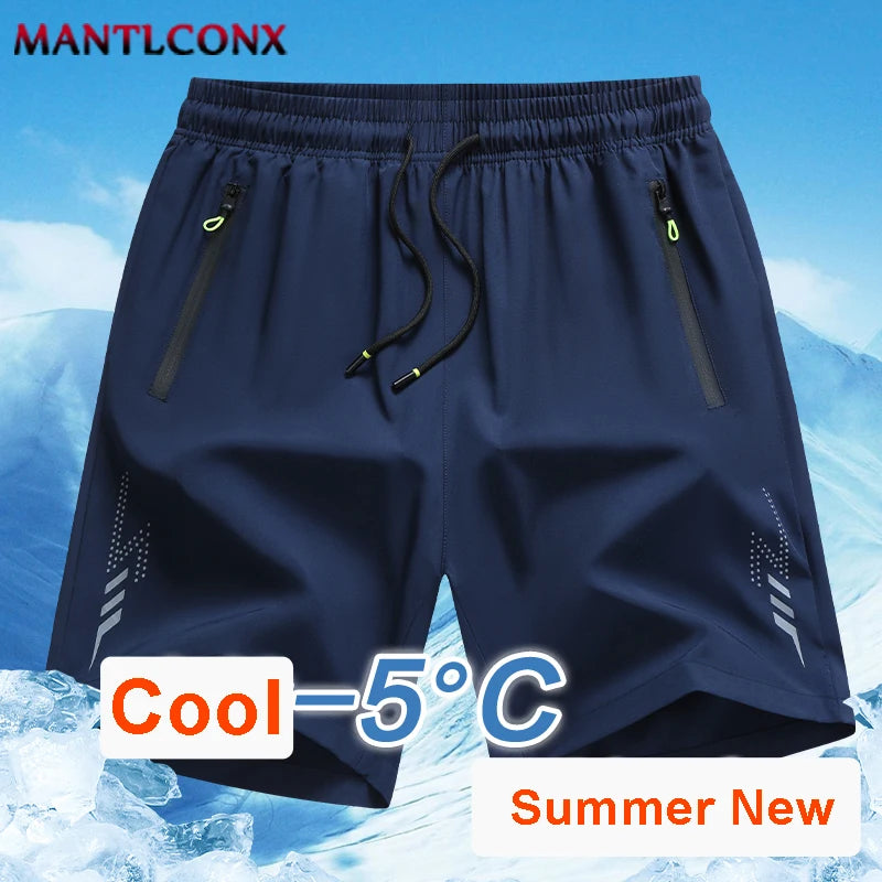 Nouveau short d'été pour homme, short de sport de gym, course, fitness, entraînement, homme, respirant, séchage rapide, cordon de serrage, short pour homme, noir