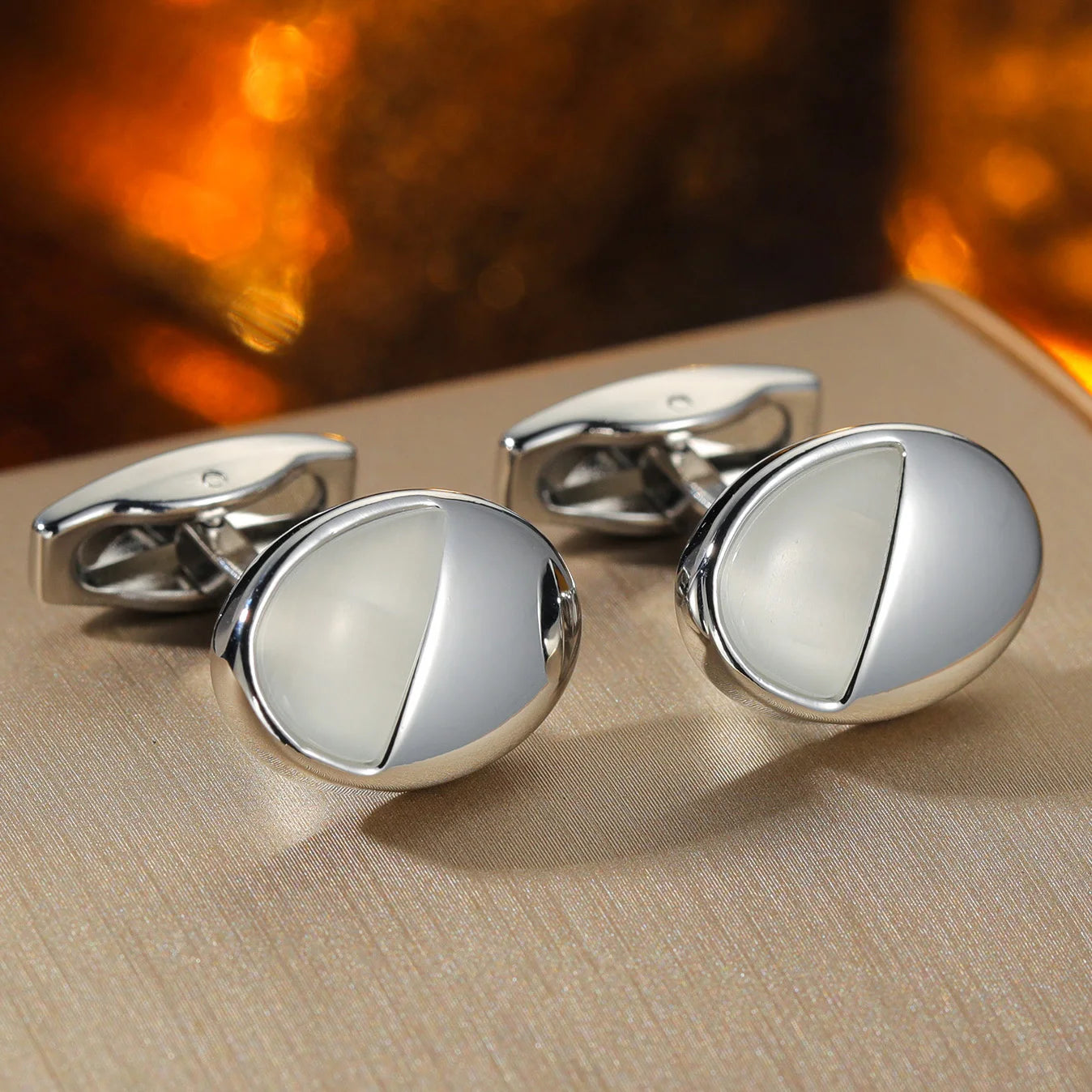 Nouveaux Boutons de Manchette Pour Hommes Carrés Ronds Chemise d'Affaires Boutons de Manchette Cadeaux pour Invités de Mariage Meilleur Cadeau pour Mari Bijoux