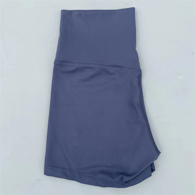 Short de sport pour femmes, shorts de yoga, shorts de sport taille haute, leggings courts d'entraînement, pantacourts de fitness, cyclisme de course, vêtements de sport doux et ajustés