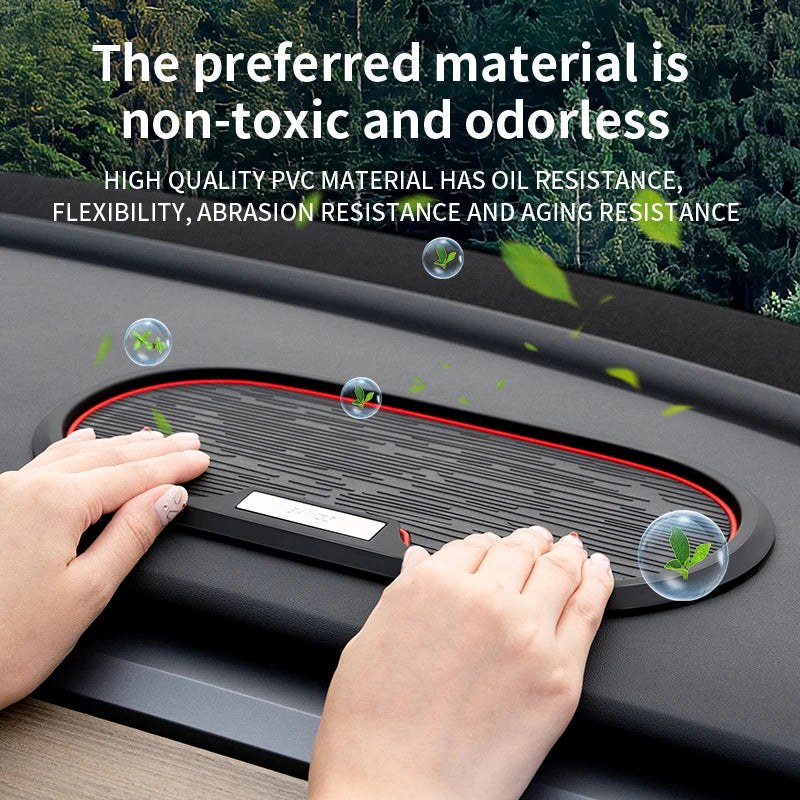 Car Anti-Slip Mat Dashboard Storage Pad Phone & Ornament Holder High Temperature Resistant Interior Accessories