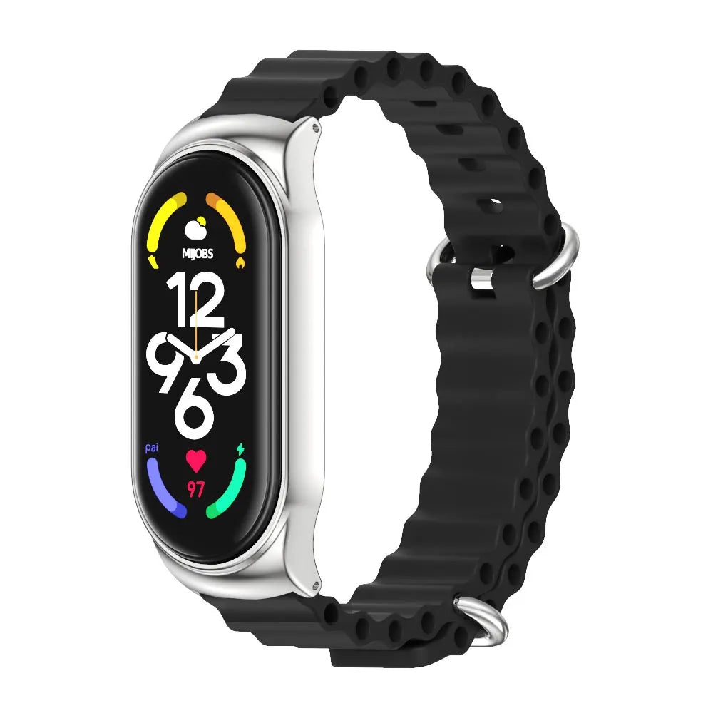 Bracelet pour Mi Band 10 9 8 7 6 5 Global Bracelet intelligent Pulseira pour Xiaomi Mi Band 8 NFC Accessoires de bracelet Miband 9 Band