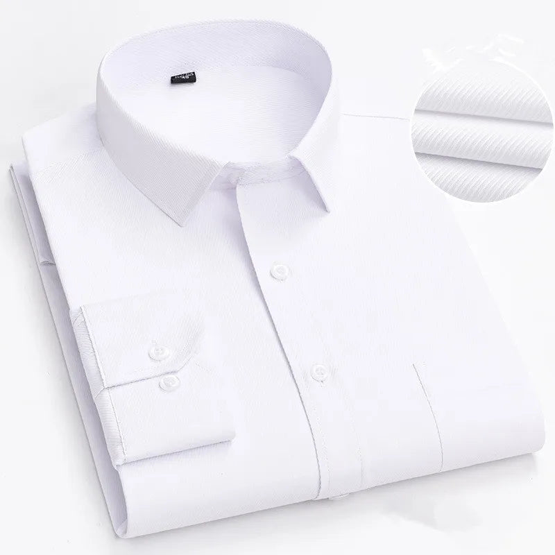 BAMBOOPLE Chemises à manches longues décontractées pour hommes, imprimé tendance, coupe standard, boutonnées, douces, pour homme, bureau, affaires, nouveau choix AE