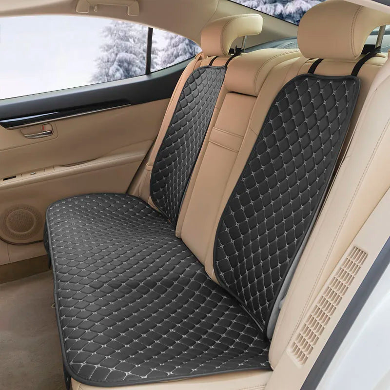 Housse de siège de voiture en cuir PU SEAMETAL, protecteur de siège avant arrière de voiture, coussins étanches pour dossier, quatre saisons pour accessoires automobiles