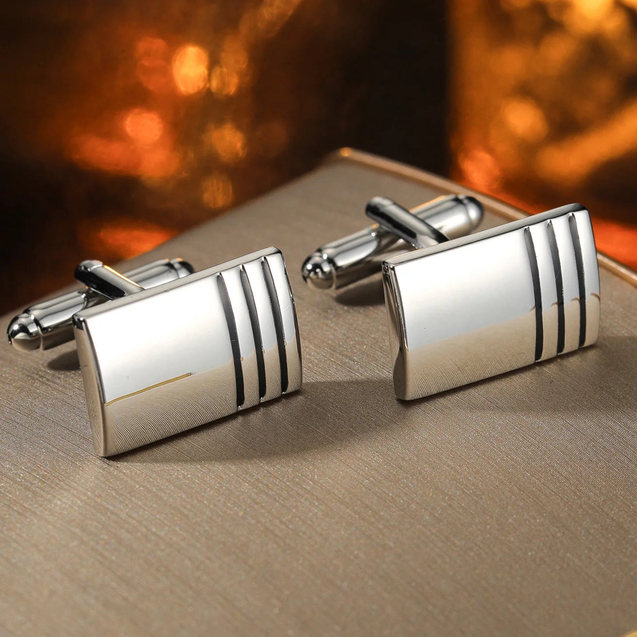 Nouveaux Boutons de Manchette Pour Hommes Carrés Ronds Chemise d'Affaires Boutons de Manchette Cadeaux pour Invités de Mariage Meilleur Cadeau pour Mari Bijoux