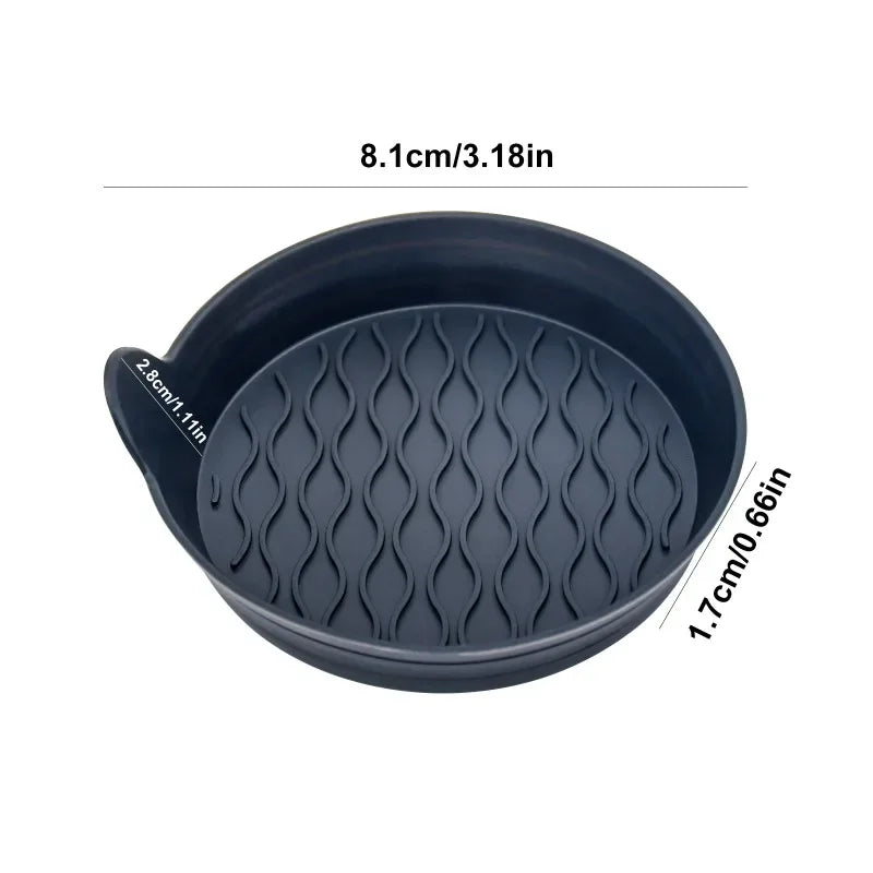 Sous-verre de voiture en silicone antidérapant pour porte-gobelet de voiture, tapis antidérapant, accessoires de décoration