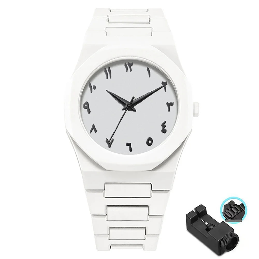Montre à quartz simple pour hommes Fashion 2025, bracelet PC décontracté, montres étanches pour hommes