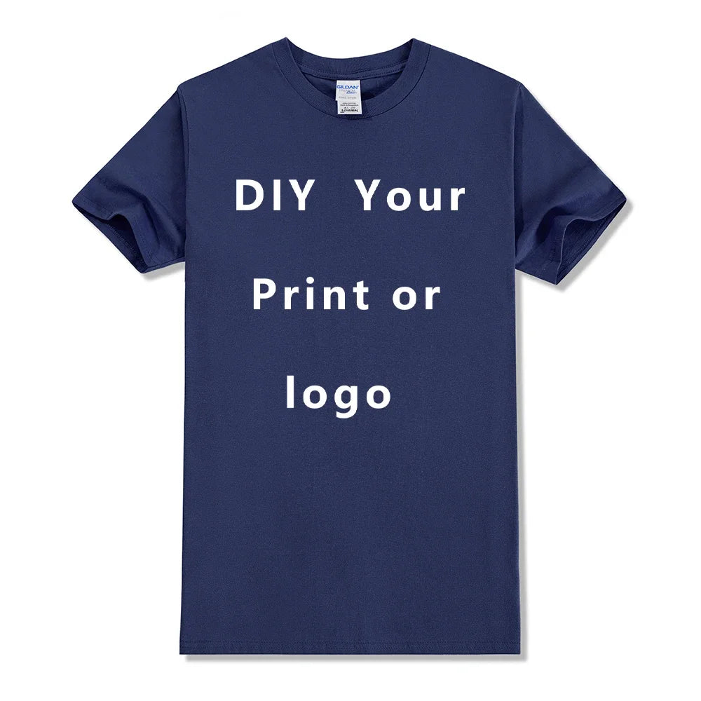 T-shirt personnalisé homme et femme, Créez votre propre logo, texte, photo, recto et verso, Les deux côtés offerts, Taille européenne, Coton, T-shirt personnalisé