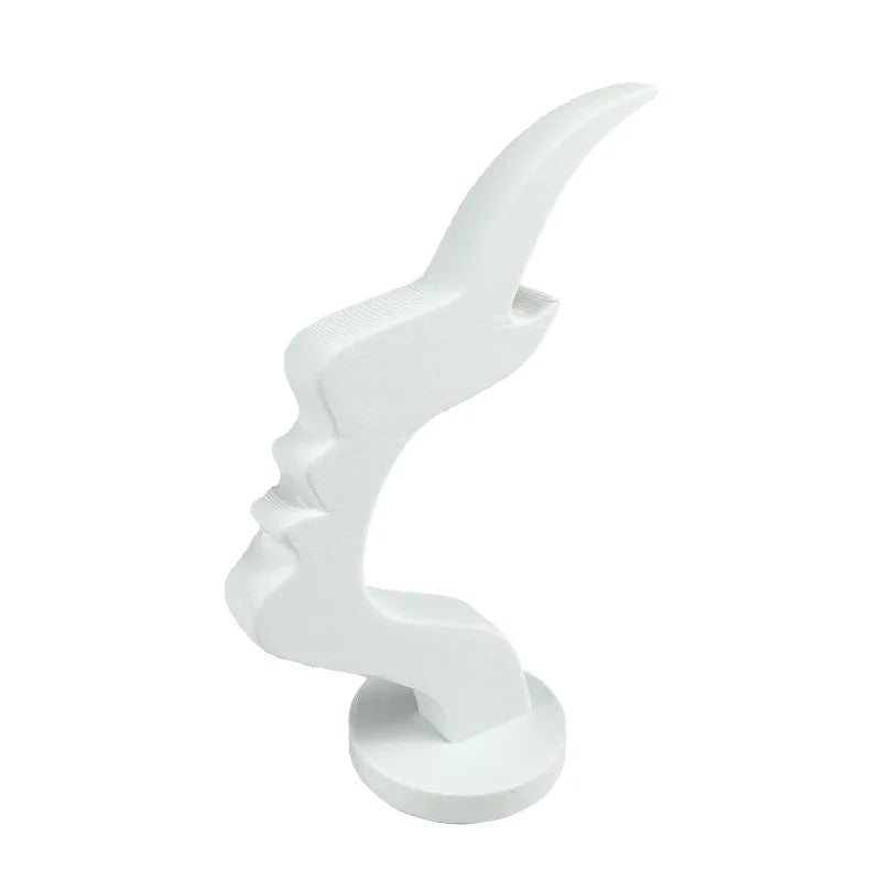 Support de lunettes Minimaliste en forme de profil humain Imprimé en 3D Présentoir de visage latéral pour lunettes Décoration d'art linéaire amusante et pratique pour le bureau