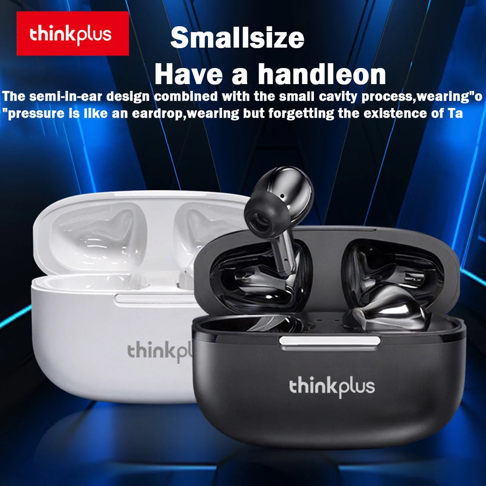 Casque Bluetooth Thinkplus TWS original Écouteurs étanches Intra-auriculaires Écouteurs stéréo HD Casque sans fil Bluetooth avec micro