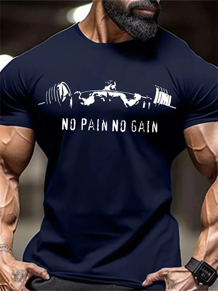 Nouveau T-shirt de Fitness pour Homme, Maillot de Sport Féroce pour la Gym, Haut à Manches Courtes à Séchage Rapide, Col Rond, Vêtements d'Entraînement de Compétition de Fitness