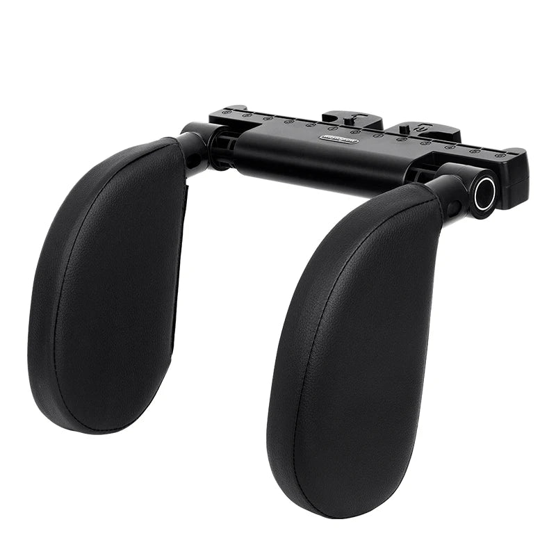 Coussin cervical automobile ergonomique réglable à 360° avec mousse à mémoire de forme et coussinets latéraux, appui-tête de sommeil à un clic pour les voyages en voiture BMW Benz
