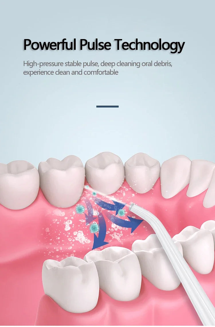 Hydropulseur Jet dentaire Soin des dents Brossette Nettoyage Dentaire Blanchiment des dents Appareils de nettoyage