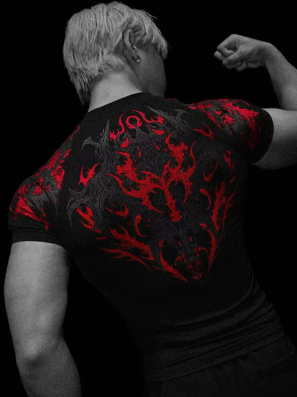 T-shirt de compression de sport pour homme 2026, séchage rapide, musculation, haut de sport extensible pour homme, t-shirt de sport d'été pour homme