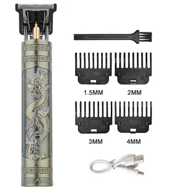 Tondeuse à cheveux Portable T9 Vintage, tondeuse à cheveux, charge rapide USB, rasoir de barbier, tondeuse à cheveux sans fil pour hommes