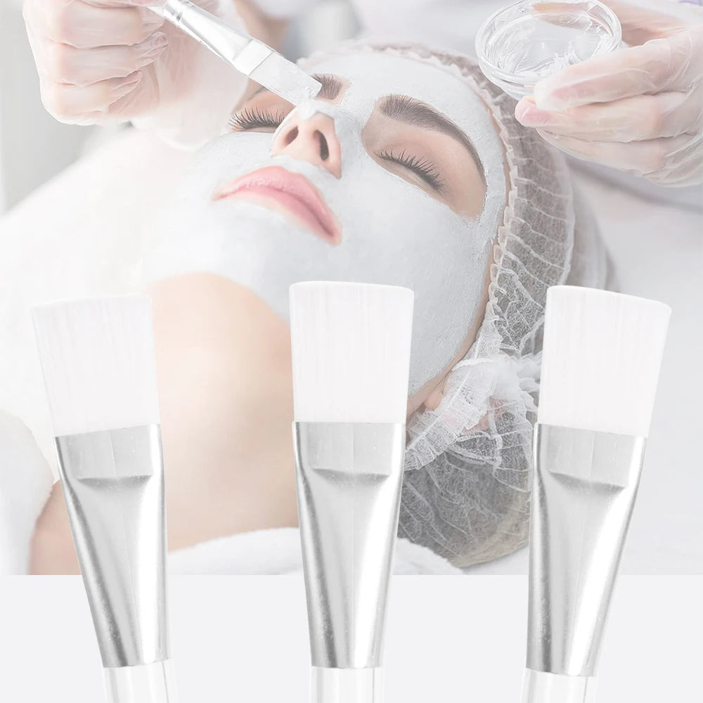3/5/15pcs Facial Mask Brush Transparent Face Mask Applicator Makeup Brushes For Women Girls Esthetician Facial Mask DIY Tools