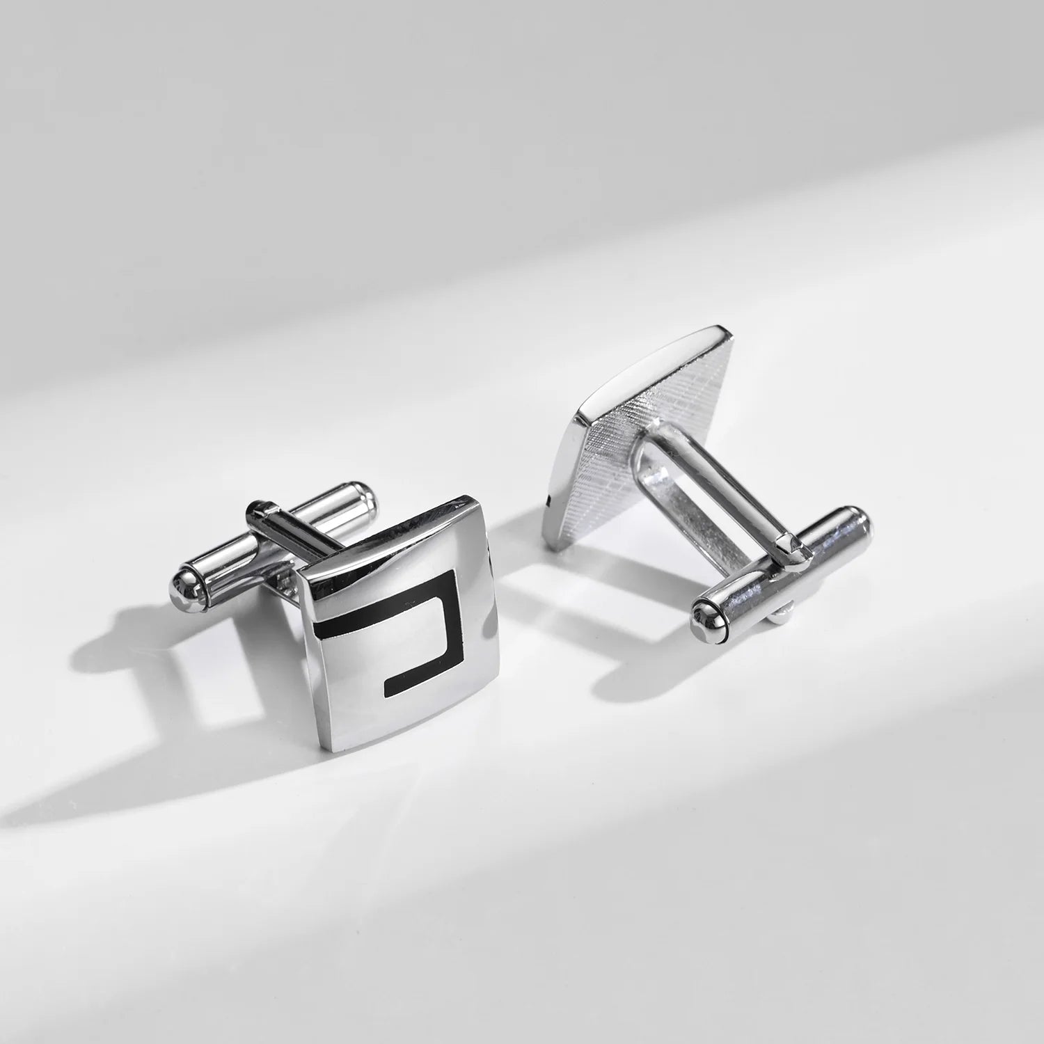 1 Paire Boutons De Manchette Carrés En Cuivre Et Pinces À Cravate Pour Hommes, Cadeaux De Mariage De Luxe, Bijoux De Mode, Poignets Pour Hommes