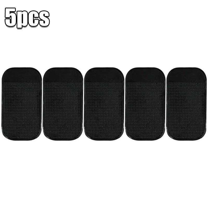 1/5pcs Tapis Antidérapant Universel de Tableau de Bord de Voiture, Support de Téléphone Adhésif, Tapis en Silicone Antidérapant, Accessoires d'Intérieur de Voiture