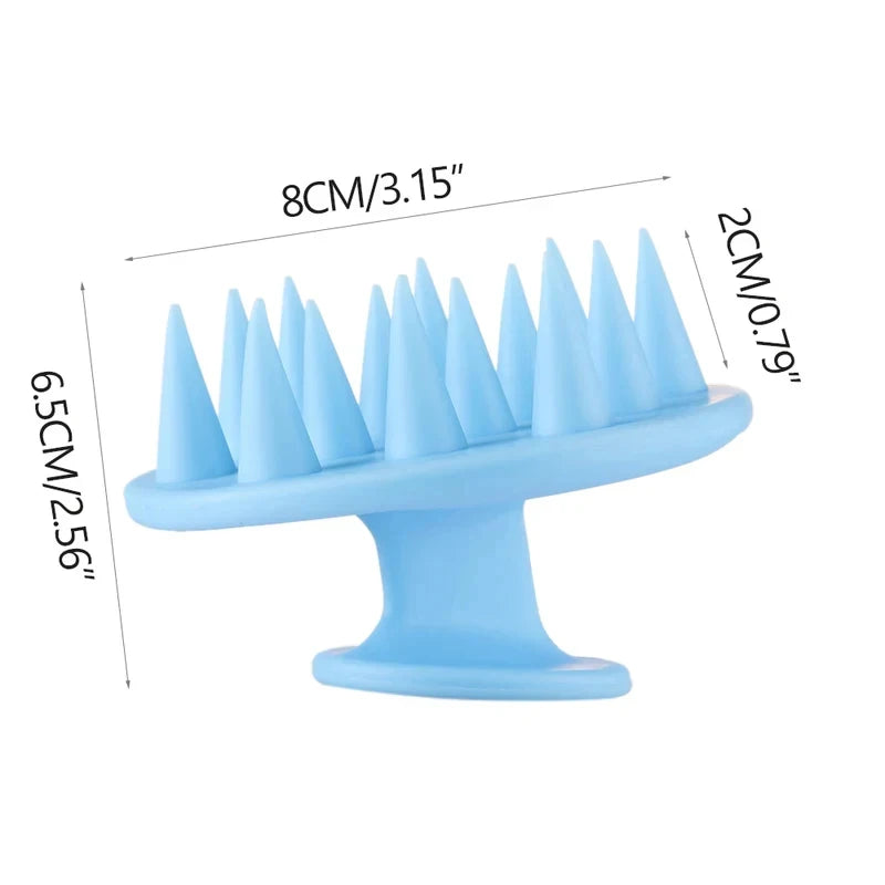 1-3pcs Silicone Shampoo Scalp Hair Massager Shampoo Massage Comb Bath Massage Brush Scalp Massager Hair Shower Brush Comb  Tool