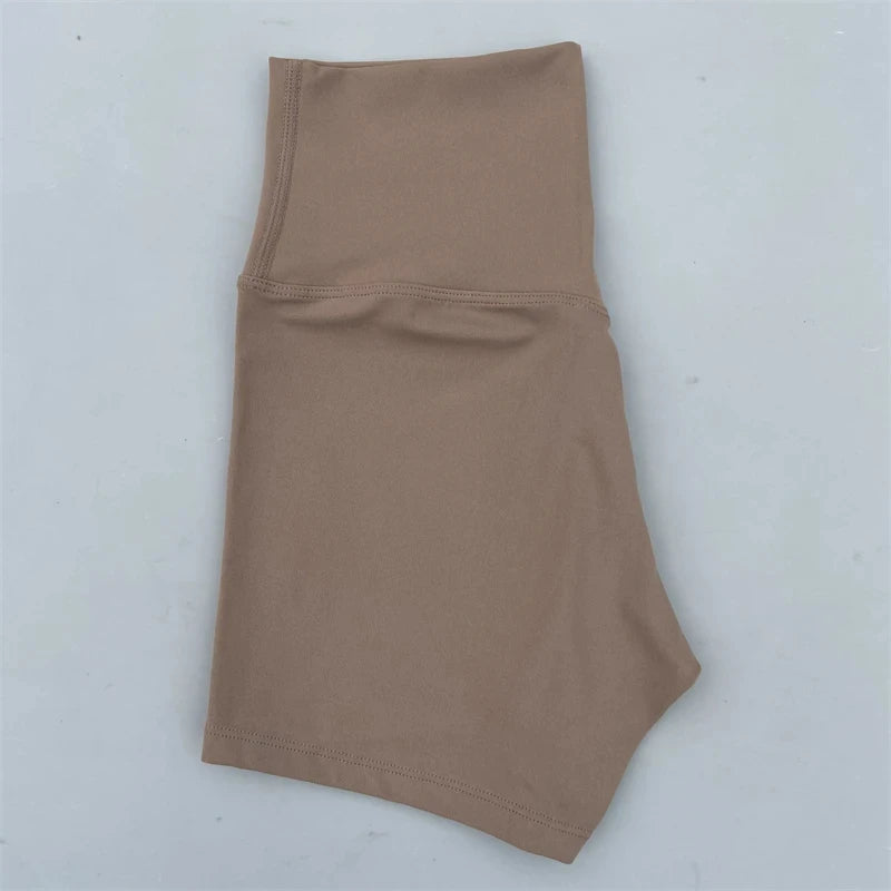 Short de sport pour femmes, shorts de yoga, shorts de sport taille haute, leggings courts d'entraînement, pantacourts de fitness, cyclisme de course, vêtements de sport doux et ajustés