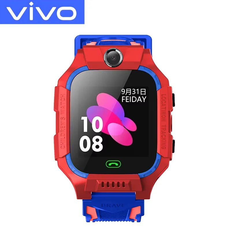 VIVO Q19 Children Kids Smart Watch SOS Phone Call Location Tracker Anti-Lost Camera Touch Screen Waterproof Student Wristwatch
