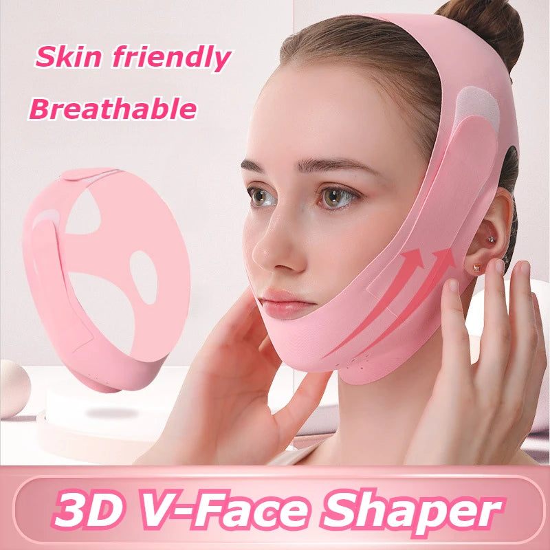 Bandeau de lifting réutilisable en V pour le visage, pour affiner le menton et les joues, outils de massage facial pour le soin de la peau des femmes.