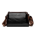 Women's shoulder bag Women's bag retro double-sided pillow bag large capacity solid color shoulder bag crossbody bag