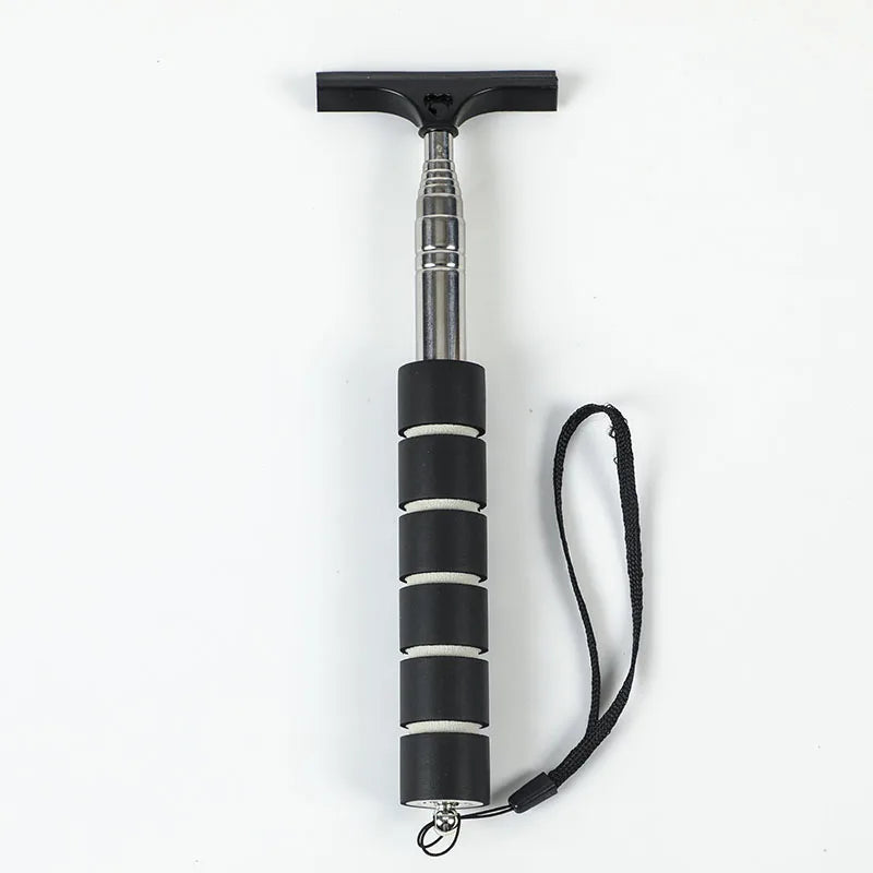 Outil de nettoyage d'essuie-glace de rétroviseur de voiture, raclette anti-buée pour vitres de voiture, brosse de nettoyage de vitres télescopique avec poignée, accessoires de voiture