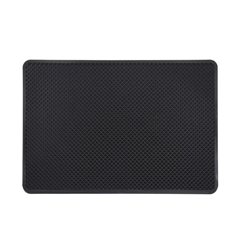 Tapis antidérapant de voiture CLY grand tapis antidérapant de console centrale de voiture Tapis de rangement pour accessoires de voiture, parfum, téléphone portable
