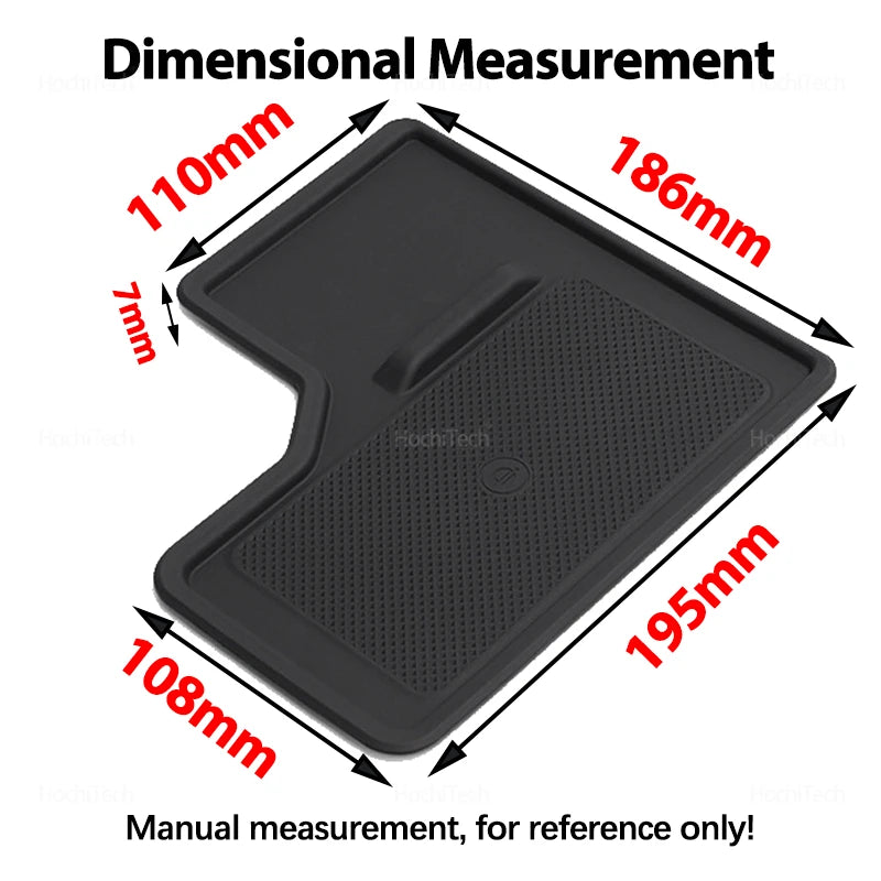 Wireless Charging Pad for Toyota Land Cruiser 250 Prado LC250 2024 2025 Central Control Charger Cover Anti-Slip Mat Only for LHD