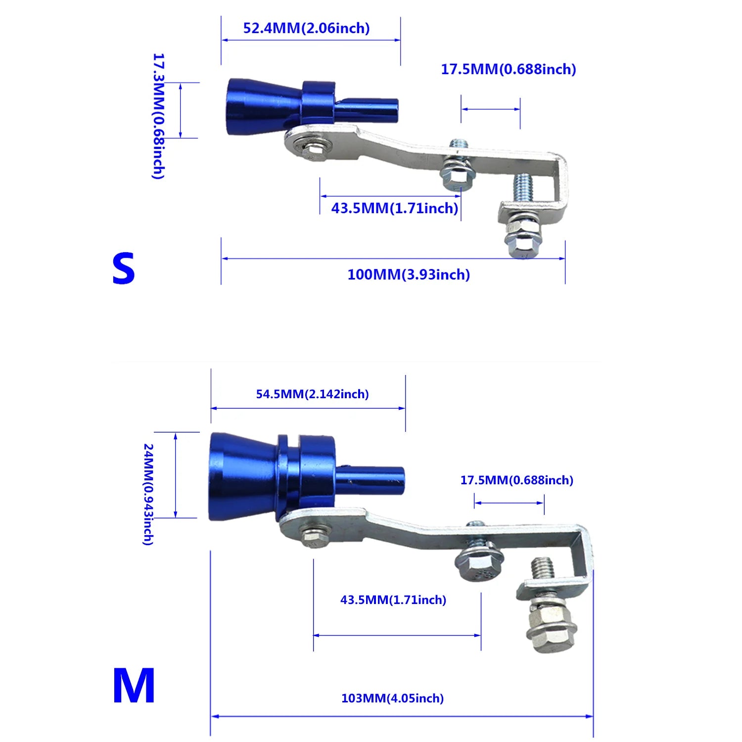 1 Sifflet Turbo, Sifflet d'Échappement Universel Turbo, Le Booster de Son Convient à la Plupart des Voitures, Berlines et Camions