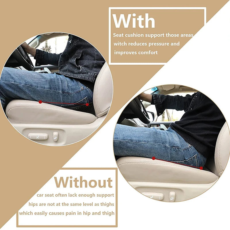 Coussin de siège de voiture universel 2 en 1, Oreiller lombaire multifonctionnel à mémoire de forme, Support conducteur respirant, Soulagement et confort pour siège de voiture