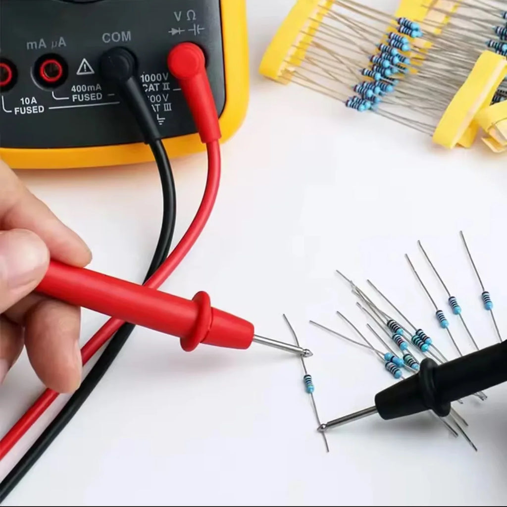 300 pcs/600 pcs/820 pcs Kit de résistances 1 % 1/4 W à film métallique, 10 Ohms ~ 1 M Ohms, 30 valeurs, Kit de composants électroniques