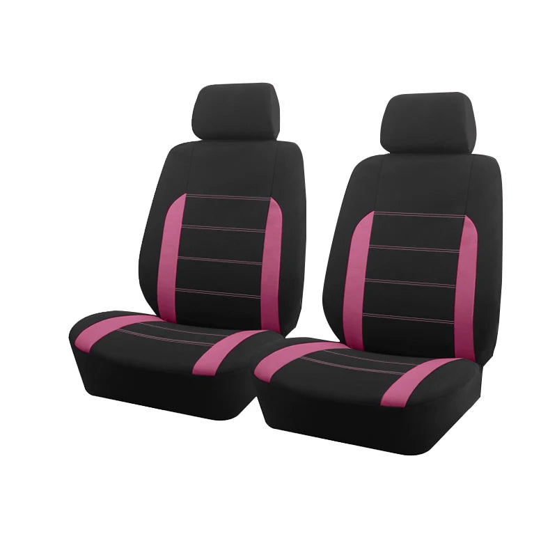 AUTO PLUS Housses de siège de voiture Taille universelle Adaptées à la plupart des voitures, SUV, camions, camionnettes Accessoires de voiture Housses de siège intérieures pour voiture Ensemble complet