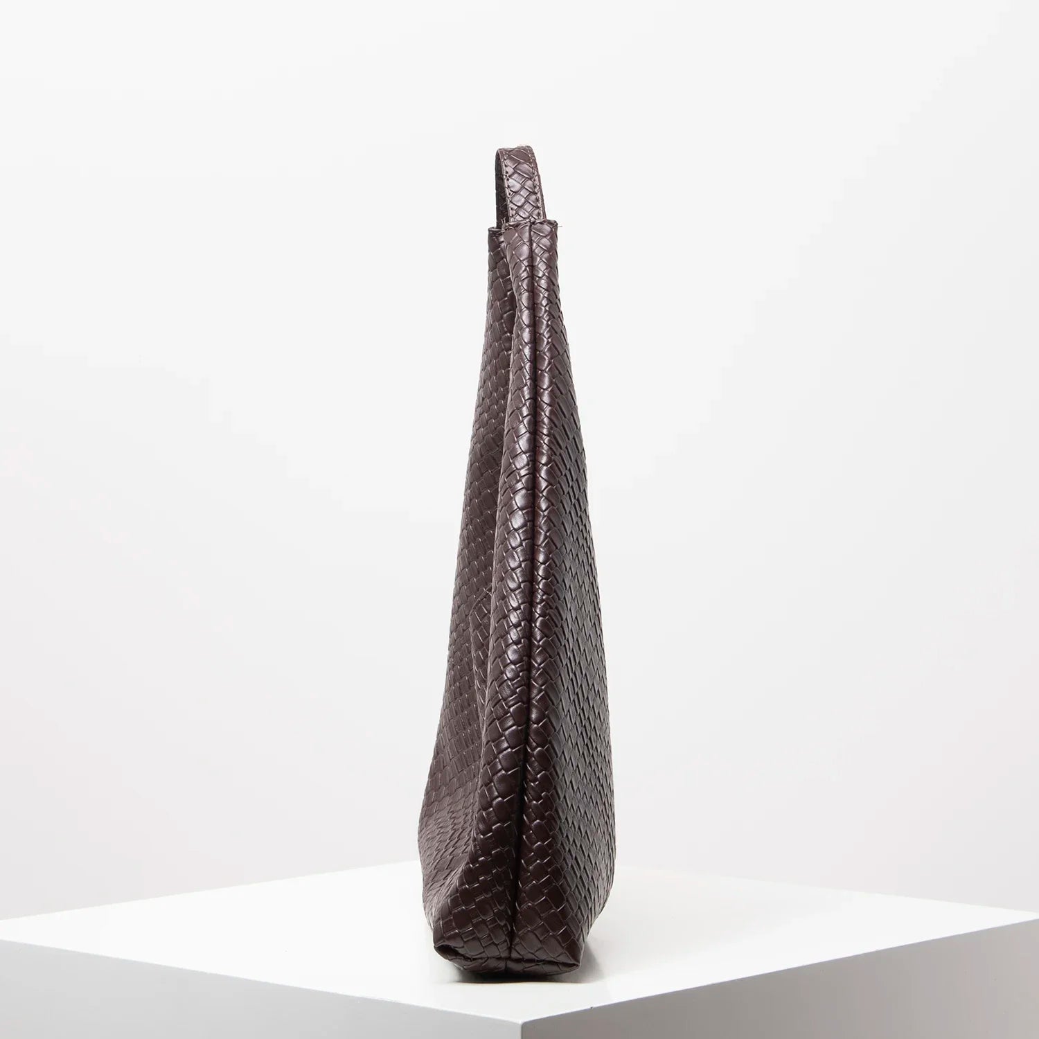 Sac cabas tressé en similicuir vintage pour femme, grande capacité, sac à bandoulière, sac décontracté pour le quotidien