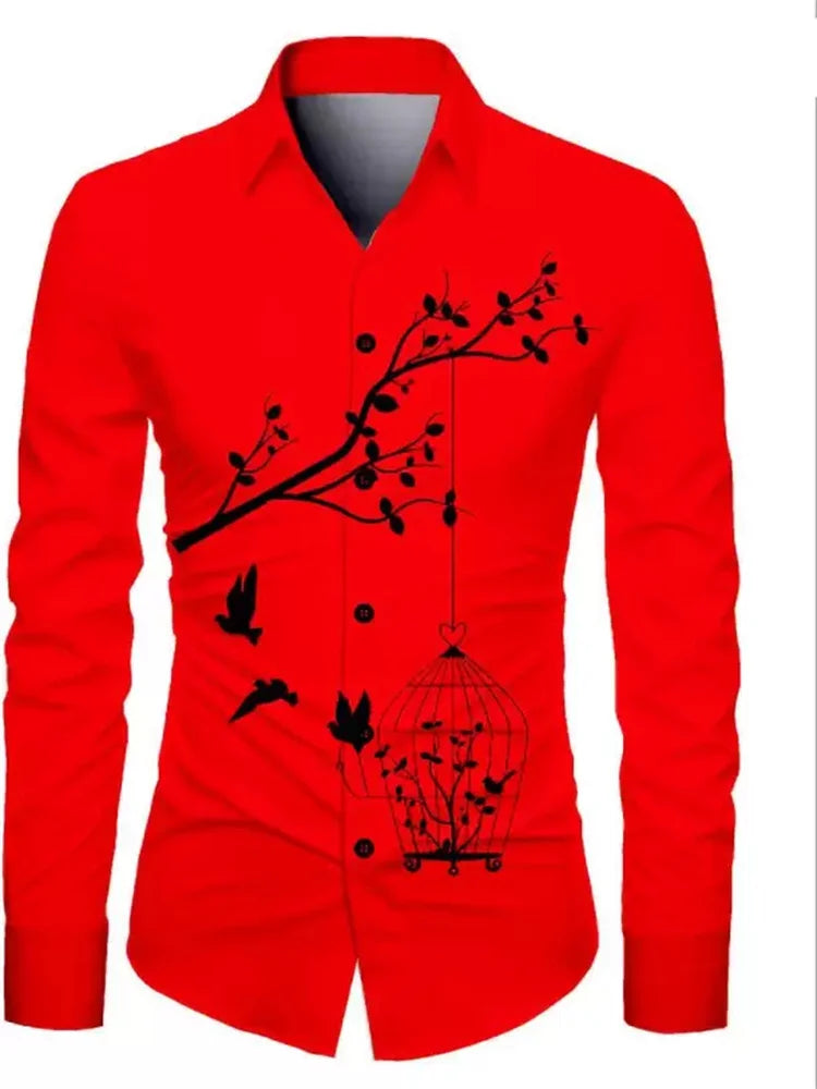T-shirt fleuri tendance pour hommes motif HD Dégradé de couleurs Décontracté Extérieur Fête Doux et confortable Nouveau style 2024