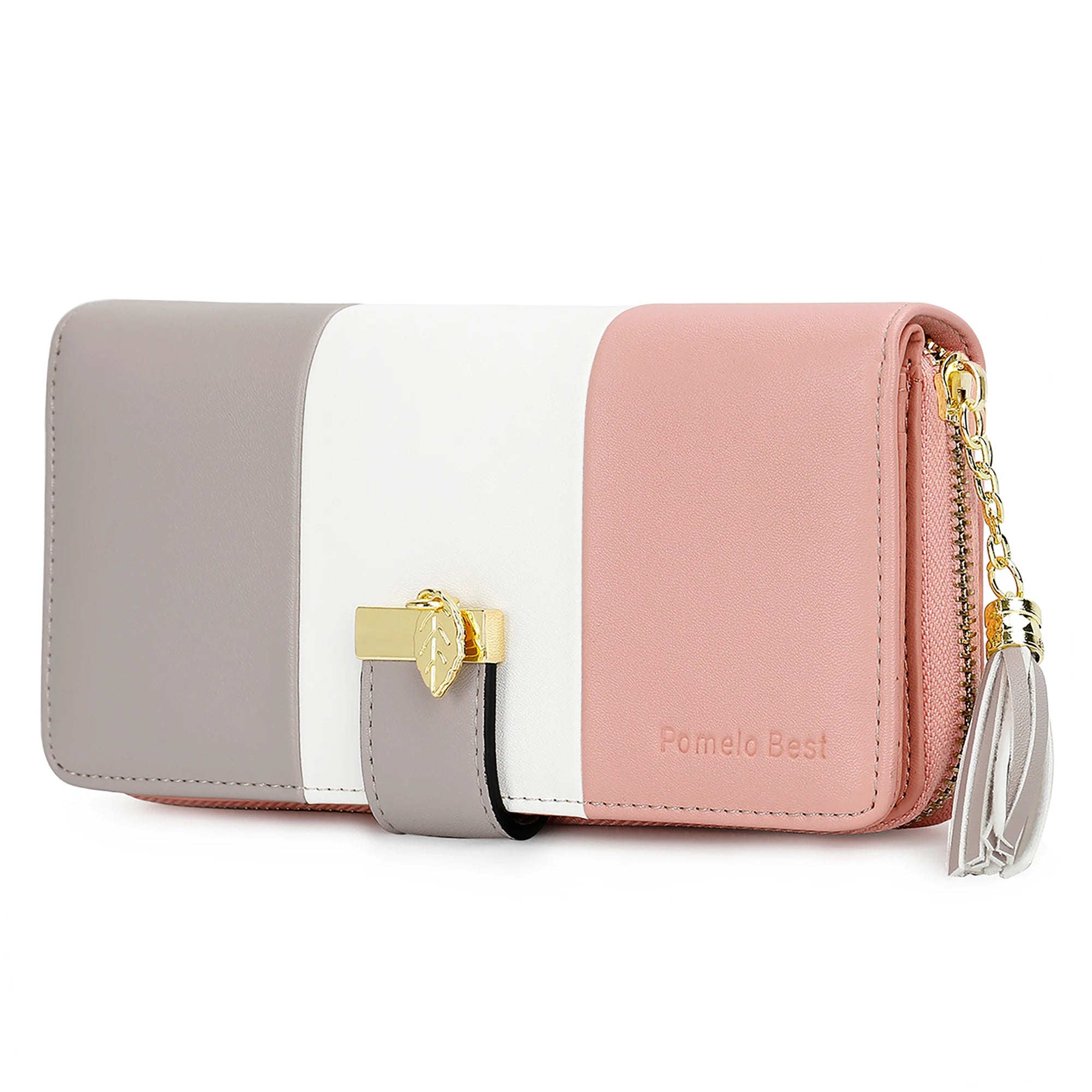 Portefeuilles zippés tendance dernier modèle, grands sacs à main pour femmes, porte-monnaie, portefeuille en cuir PU à 9 emplacements pour cartes