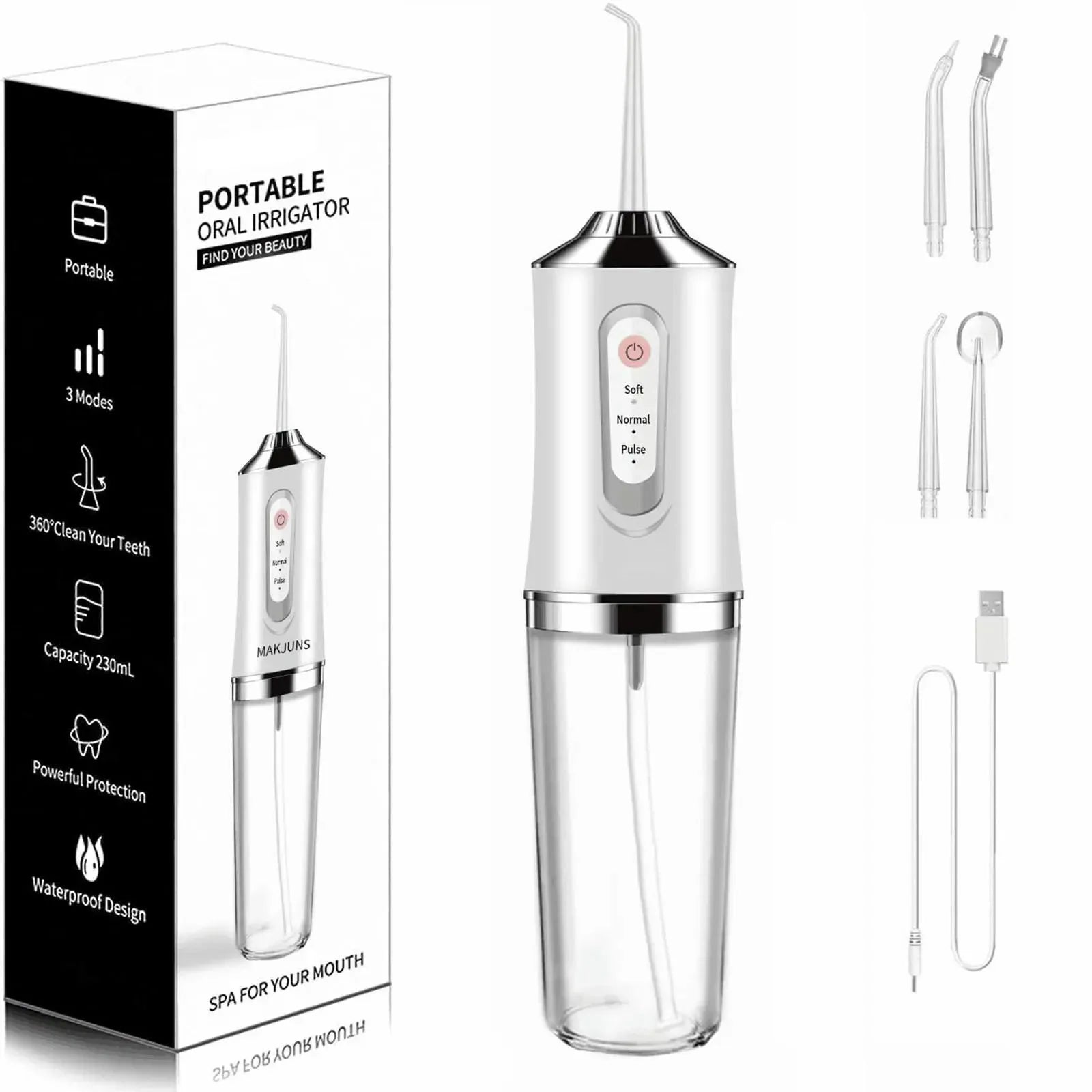 Hydropulseur Dentaire Portable Waterpik Blanchiment Laser Brosse à Dents Distributeur Lavage Soie Dentaire Hydropulseur Pour Dents