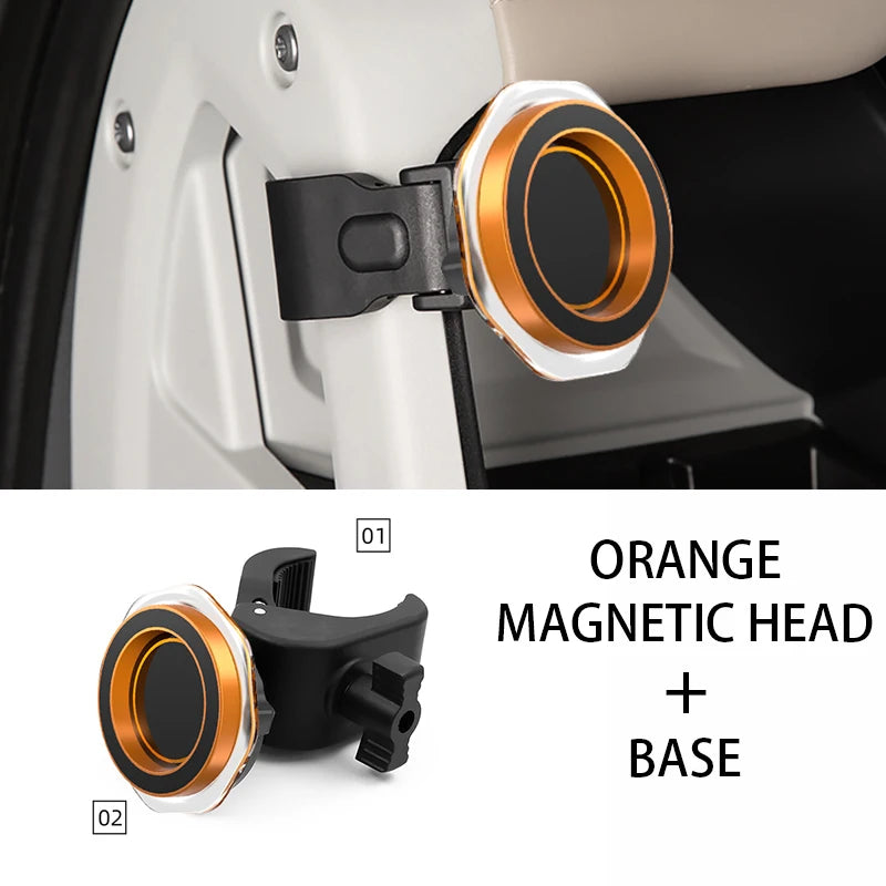 Pour Denza B5 B8 Equation Leopard 5 Support de téléphone de voiture à chargement sans fil, support de navigation magnétique à gravité, réglable à 360 degrés