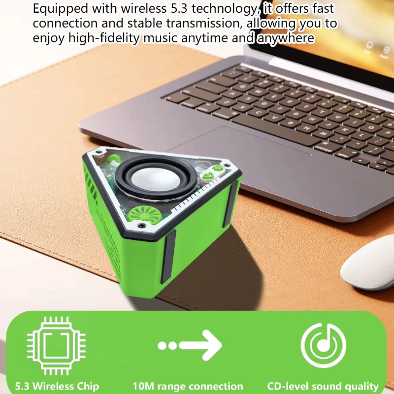 Haut-parleur Bluetooth TWS portable Subwoofer audio Mini haut-parleur sans fil portable Musique HiFi Son surround Haut-parleur extérieur