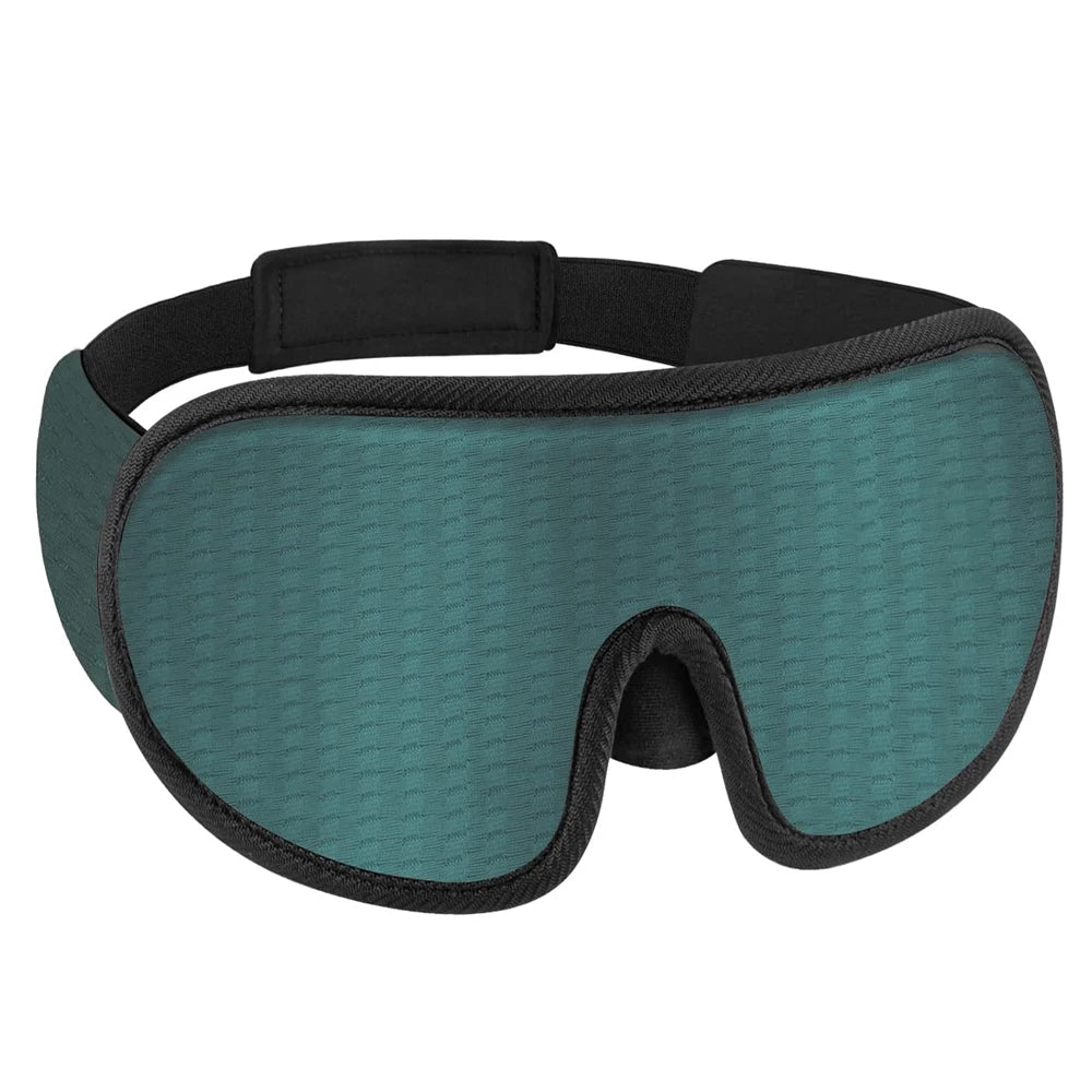 Masque de sommeil oculaire 3D Contour adapté aux dormeurs latéraux -100% Occultant Doux et sans stress - Convient pour les siestes de voyage et le yoga