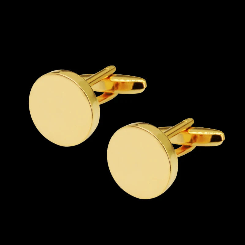 XKZM Nouvelle marque de bijoux de luxe Boutons de manchette carrés gravés au laser en métal Boutons de manchette pour chemises d'hommes Livraison directe
