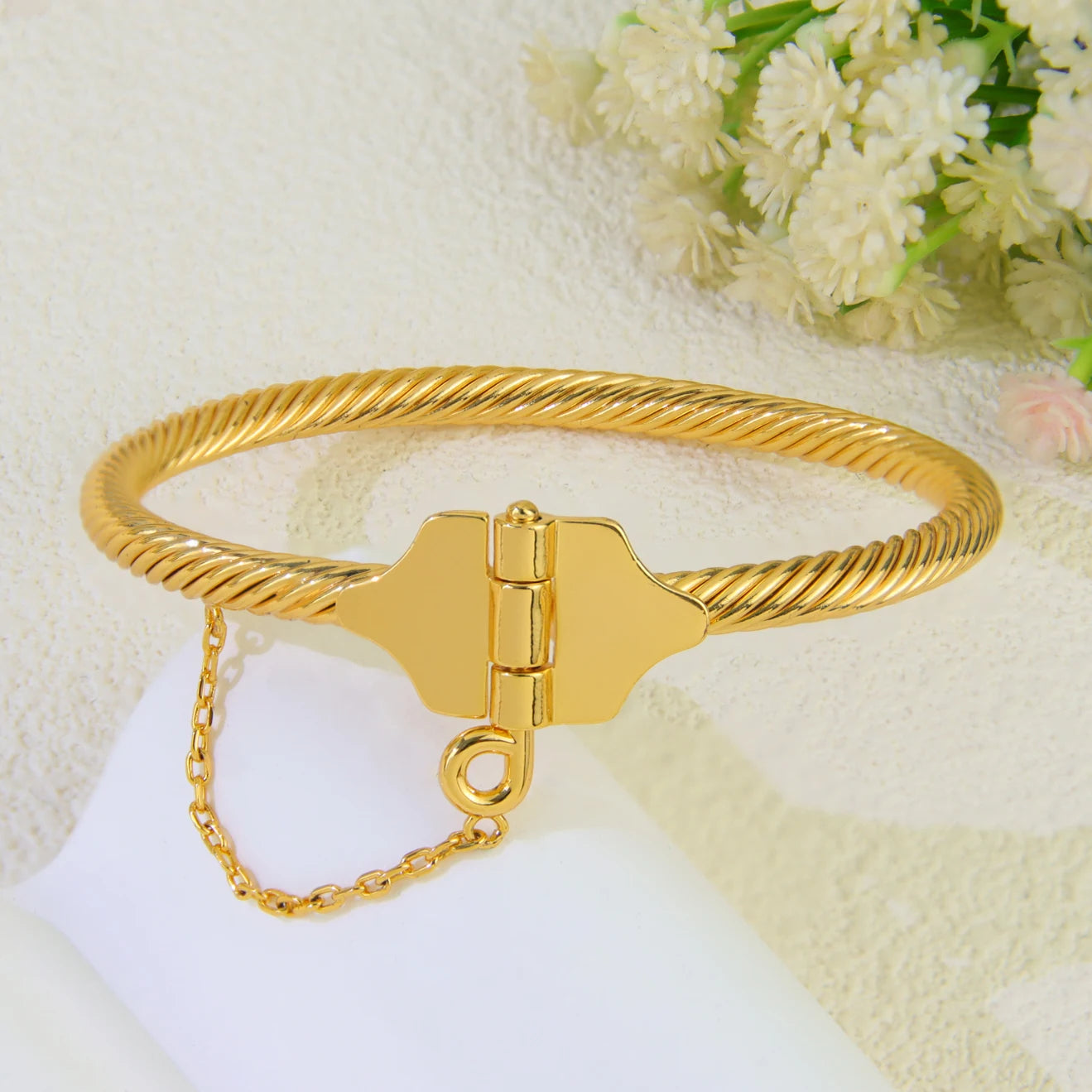 Bracelets Manchette Plaqué Or Dubaï 21k Couleur Or Luxe Saoudien Mariage Bracelets Turcs Femmes Fête de Mariage Bijoux Ramadan