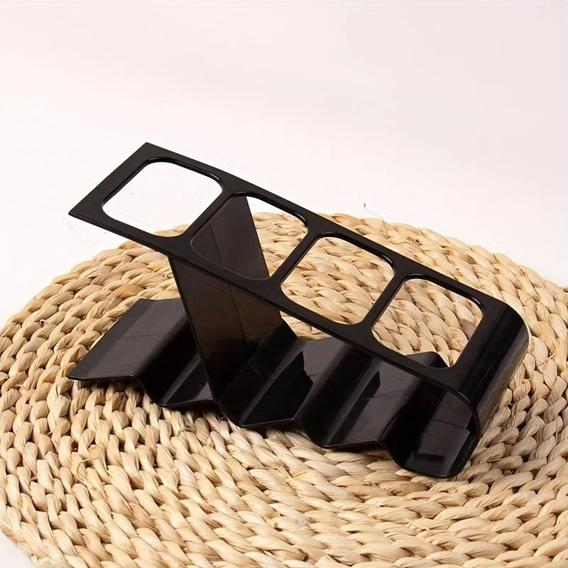 Support de télécommande à 4 fentes Organiseur de bureau en plastique durable Ergonomique et peu encombrant pour la télévision, la maison, le bureau, étagère de rangement polyvalente